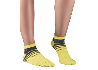 Socquettes à doigts fines et colorées en Coolmax - Track & Trail Spins KNITIDO
