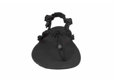 Genesis Xero Shoes noir femme - sandales huarache vu de face