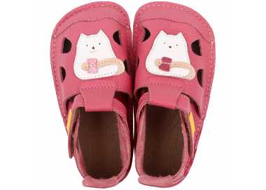 sandales barefoot enfant Nido Tikki Shoes rose Kitty