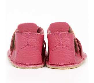 sandales barefoot enfant Nido Tikki Shoes rose Kitty vu de derrière