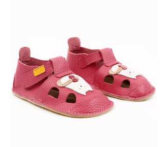 sandales barefoot enfant Nido Tikki Shoes rose Kitty