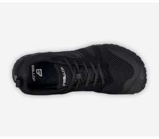 Chaussures minimalistes Pellet noires de la marque BALLOP vu de dessus