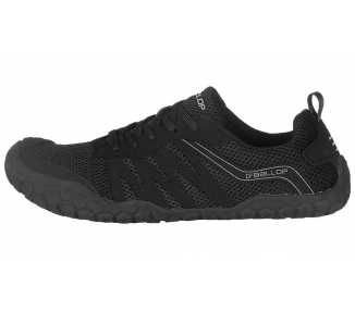 Chaussures minimalistes Pellet noires de la marque BALLOP vu de côté
