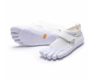 Chaussures minimalistes à doigts Vibram FiveFingers KSO Vintage blanche 21M1410