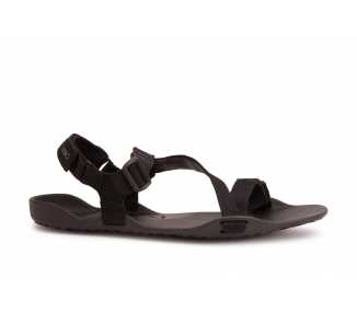Sandale minimaliste Z-Trek 2 noire pour homme de la marque Xero Shoes vu de côté (intérieur)