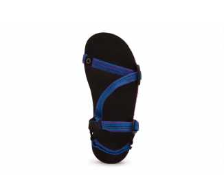 Sandale minimaliste Z-Trail Xero Shoes femme bleu vu de dessus