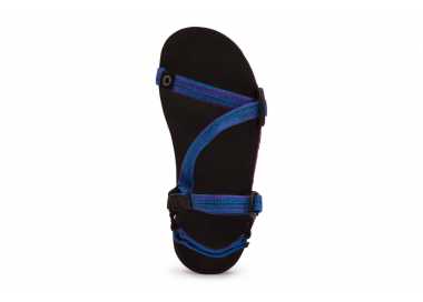 Sandale minimaliste Z-Trail Xero Shoes femme bleu vu de dessus
