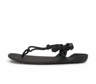 Sandales minimalistes Cloud Aqua noires de Xero Shoes pour homme vue de côté