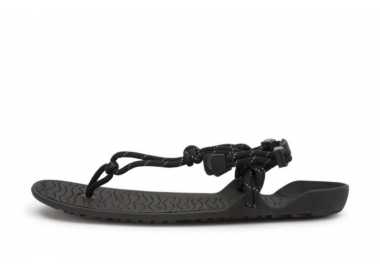 Sandales minimalistes Cloud Aqua noires de Xero Shoes pour homme vue de côté