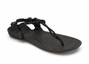 Sandales minimalistes Cloud Aqua noires de Xero Shoes pour femme