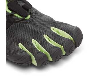 FiveFingers V-Run Retro noir et vert Femme 21W8002 - chaussures minimalistes avec les orteils séparés