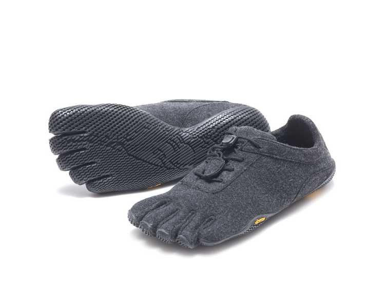 Vibram FiveFingers KSO EVO WOOL Femme grise 21W8201 - chaussures minimalistes à 5 doigts en laine