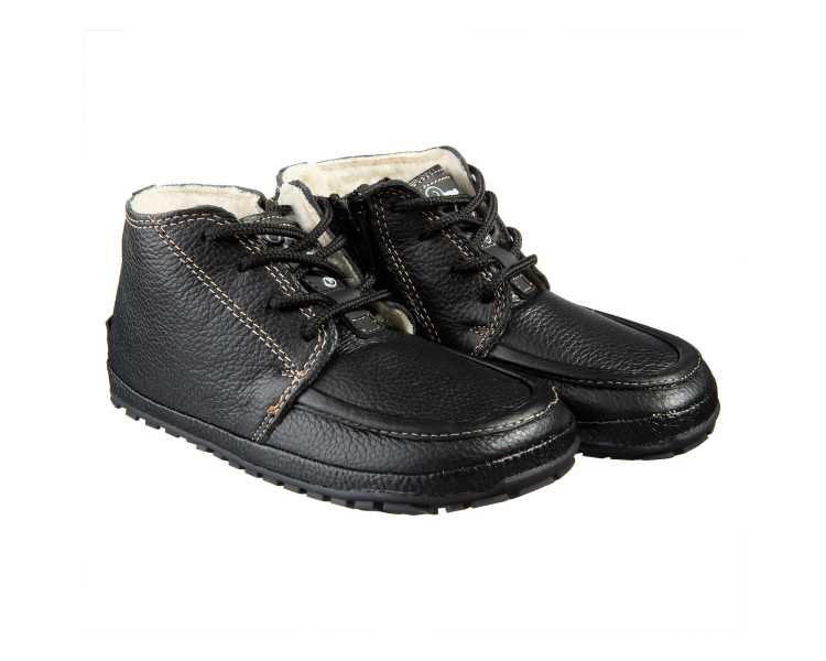 Chaussure minimaliste chaude Takin couleur noir pour enfant