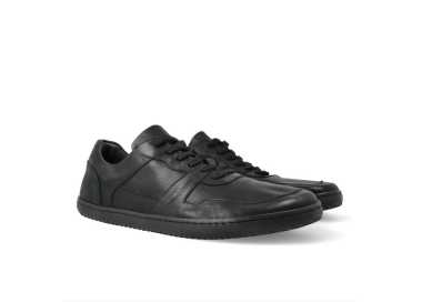 Chaussures minimalistes noires en cuir - Modèle : Dionysos - Marque : Angles