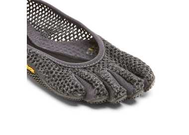 Poches pour les 5 orteils des chaussures minimalistes à 5 doigts vibram Fivefingers Vi-B ECO couleur noire