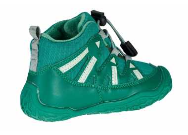 Chaussures minimalistes résistante à l'eau Intense W enfants vert de la marque BALLOP vu de coté (intérieur)
