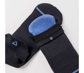 Chaussettes antidérapante neurostimulante NABOSO avec vu des picots intérieur au niveau du talon