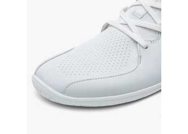 Bout avant des chaussures Primus asana 3 blanche femme Vivobarefoot