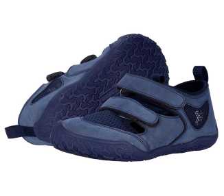 Chaussures minimalistes ouvertes Smilsu enfants bleu de la marque BALLOP