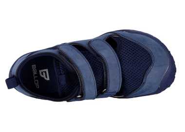 Chaussures minimalistes d'été Smilsu enfants bleu de la marque BALLOP vu de dessus