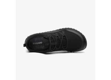 Chaussures Minimalistes du 38 au 48 Forestep 1 Noire de Saguaro vu de dessus