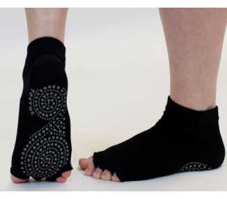 Socquettes antidérapantes orteils ouverts