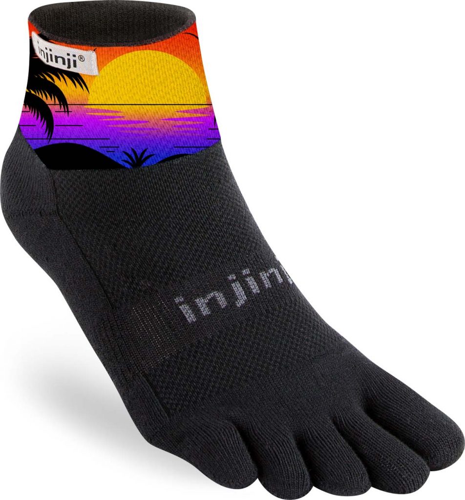 Chaussettes à 5 doigts Injinji Trail MW Mini-Crew