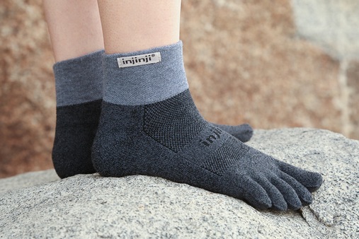 Chaussettes à 5 doigts Injinji Trail Mini-Crew