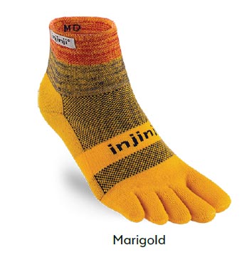 Chaussette mini crew Injinji Marigolg unisexe 