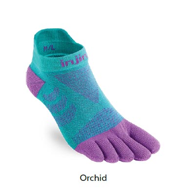 Chaussettes Injinji Ultra run femme, couleur : orchild