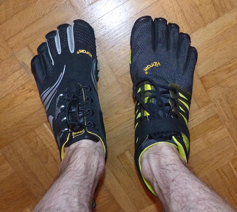 Photo de FiveFingers V-Train et Komodo Sport LS