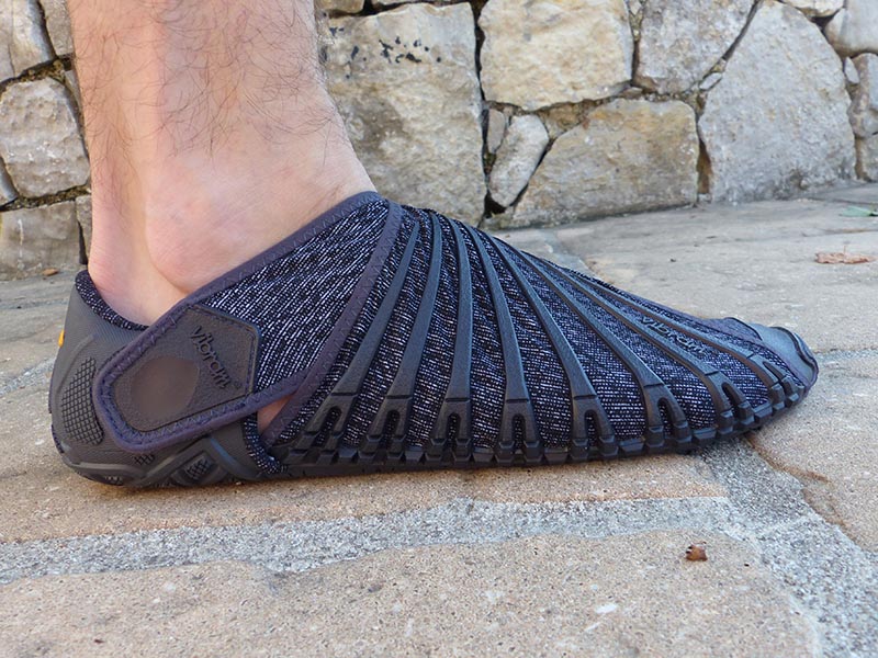 Chaussures minimalistes Vibram Furoshiki Originals 2018 vu de coté (extérieur)